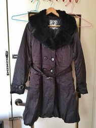 1500~黑色~冬天保暖外套風衣大衣~M及L可穿~3