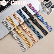 FS 18mm Stainless Steel Watch Strap for CASIO A158/A159/A168/A169 /B650 /AQ230 /AE500W Colorful Elec