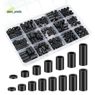 Nylon Spacers, Plastic Spacers Washers Assortment Kit 345 Pcs Electrical Outlet Screw Spacers, M3  B