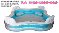 INTEX 56475靠背座位家庭充氣戲水池. 兒童充氣遊泳池.海洋球池