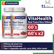 VitaHealth Red Yeast Rice 500mg 60's/60'sx2 EXP01/2029