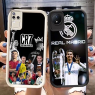 DK-57 CR7 FC Silicone Casing black and white for VIVO Y29 Y02a V50 V30E V30 T4 Y02 Y02t Pro 5G