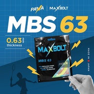 Maxbolt MBS 63 MBS63 Badminton String (0.63mm) High Repulsion Power