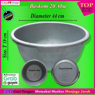 Baskom Silver Abu Abu No20 Baskom Besar Bak Plastik Besar Plastik