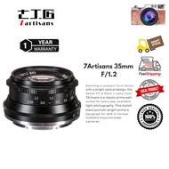 7Artisans 35mm F/1.2  Sony E-Mount/Canon EOS-M Mount/Fujifilm FX mount