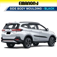 Perodua Aruz ABS Door Side Body Moulding Molding Protector (BLACK) -HC CARGO