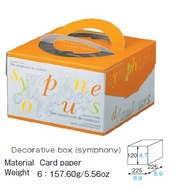 Decorative Box 6 (Symphonie) / Cake Box / Orange