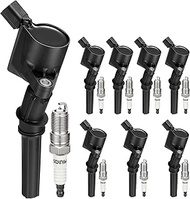 Set of 8 DG508 Ignition Coil Pack and SP493 SP479 Spark Plugs Compatible with F-150 F-250 F350 5.4L 
