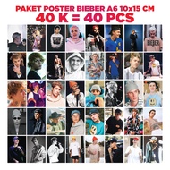 Justin Bieber A6 Poster Package 40pcs