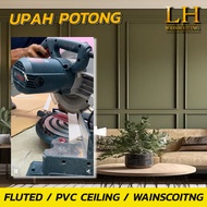 Upah Potong Wainscoting Fluted Wall PVC Ceiling Decking Floor