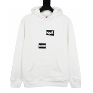 Supreme CDG Split Box Logo 錯位拼接加絨衛衣