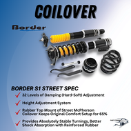 Border Street Spec Coilover With Installation | Suitable for Most Asian Cars &amp; Continental Cars (Redeem in-store)