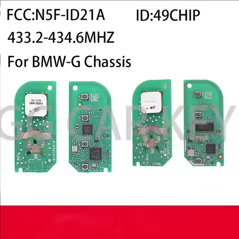 GG CAR Original PCB FCC:N5F-ID21A 433.2-434.6MHZ ID:49CHIP Smart Key For BMW-G Chassis 5 6 7 X3 X5 X