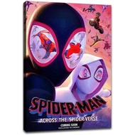 2023 Spider Movie Man Across The Spider-verse Poster Canvas Wall Art Decoration For Kids Room Or Living Room Fans Collection Posters Wooden Frame 8x12 Inch