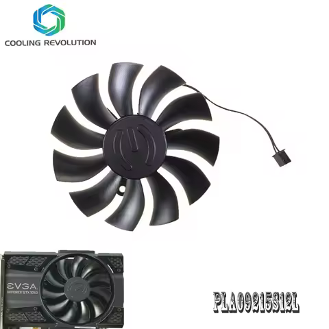 87MM PLA09215SL DC12V 0.20A 2Pin fan for EVGA GEORCE GTX 740 750 750ti 1050 1050 Ti GAMING Graphics 