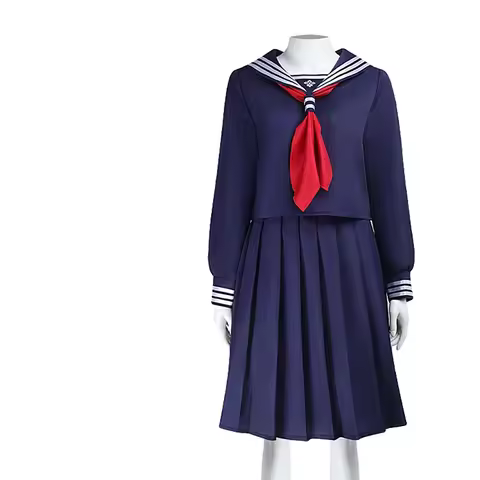 Game Hinako Shimizu Cosplay Costume Silent Women's School JK Uniform Hill Navy Blue Sailor Suit Hall