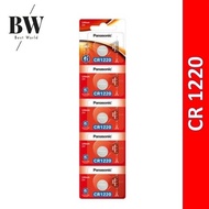Panasonic CR1220 Coin Batteries 5pcs