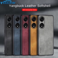 Microfiber PU Leather Fabric Phone Case For OPPO Reno 8T A78 A58 A58x 5G Reno 10X Zoom 2F 2Z 2 Fashion Soft Case