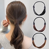 New Fake Invisible Fake Hairband Temperament Women Hair Ponytail Hair Rope Hair Accessories