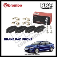 GENUINE BREMBO VOLKSWAGEN VENTO 1.2/1.6 TSI FRONT BRAKE PAD