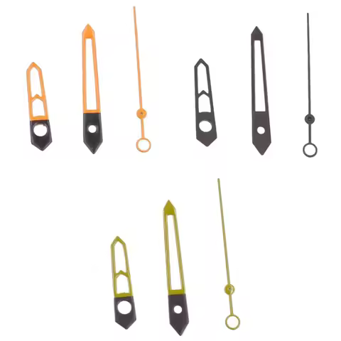 Green Luminous Orange/Green/Black Watch Hands Fit NH35 NH36 ETA2824 2836 PT5000 ST2130 Miyota 8215 8