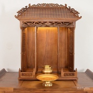WJSmall Buddha Shrine Shrine with Door Wall-Mounted Altar Cabinet Home Protection Fairy Incense Fire Altar Home Ancestor