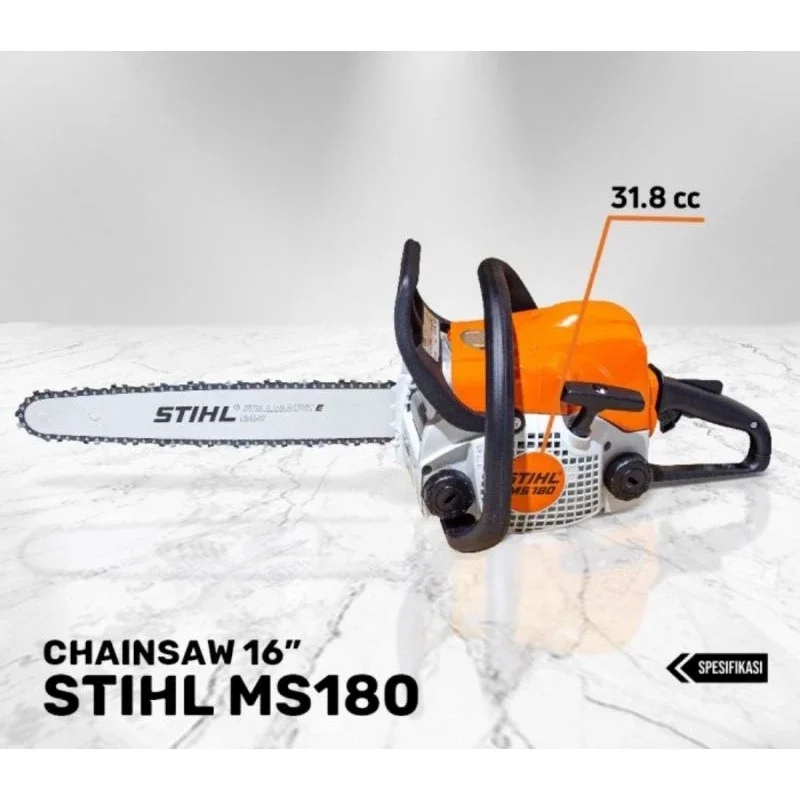 Mesin Chainsaw STIHL MS-180 BAR 16" Original (Promo)