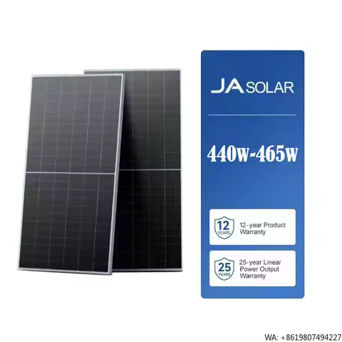 JA Solar Panel JAM72D20 440-465/MB 440w 445w 450w 455w 460w in Stock Mono Crystalline Monofacial Hal