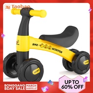 Balance Bike (for Kids) Pedal-Free 1-3-Year-Old Baby Scooter Four-Wheel Baby Kids Balance Bike Children Parallel Car Baby