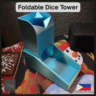 Foldable Dice Tower | Compact Dice Roller with Secure Lock & Storage MTG D&D