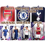 Topps Premier League 2026 Football Card : Arsenal & Chelsea Spur : SET : Debut Edition
