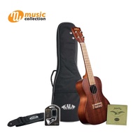 อูคูเลเล่ KALA KA-15C BNDL MAHOGANY CONCERT UKULELE [FREE TUNER STRAP BAG]