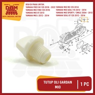 Tutup Oli Gardan Mio (PSP) Putih Penutup Oli Cvt Ger Box Samping Yamaha Mio Sporty Smile Soul J GT
