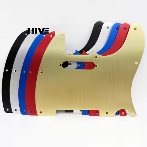 High-End TL Electric Guitar Guard Plate Metal Aluminum Alloy Scratch Lacquered Brushed Panel 1.5MM 8
