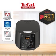 Tefal Easy Plus Rice Cooker 1.8L RK736B - 11 programs, AI, spherical pot, removeable inner lid, 10 c