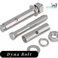Stainless Steel Dyna Expansion Sleeve Anchor Bolt M6 M8 M10 (50mm-100mm)