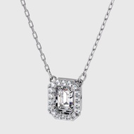 สร้อยคอ SWAROVSKI Una Pendant - สี White/Rhodium