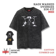 MACDEER Anime T-Shirt HUNTER X HUNTER KRESIKA Oversize washed tshirt slimfit Stonewash T-Shirt HXH 1