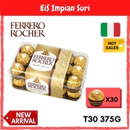 (Ready Stock) Ferrero Rocher Chocolate T30 375g (30 Biji) Coklat Ferrero Rocher Coklat Viral Murah