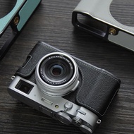 X100VI X100V Casing Camera Bag Handmade PU Leather Camera Case Half Body for Fujifilm X100V X100VI C