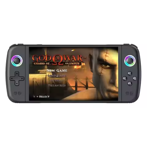 NEW M27 7 Inch IPS Screen Handheld Game Console Emuelec System Joystick RGB Lightning Retro Video Ga