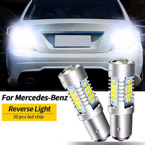 2x LED Reverse Light P21W BA15S Canbus For Mercedes Benz W169 W245 W202 W204 C204 CL203 S202 S203 W2