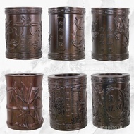 Wholesale Black Azalea Wood Calligraphy Pen Holder Creative Retro Fashion Brush Storage Bamboo Pen B