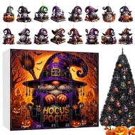 Countdown Cute 2D Gnome Acrylic Advent Halloween Calendar Toy Figures Holiday Planner Decor 24 Days 