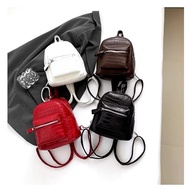 AURA Studio Bag MARIA CROCO korean style women's backpack