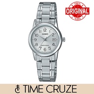 [Time Cruze] Casio LTP-V002 Authentic Silver Dial Women Dress Watch LTP-V002D-7B LTPV002D-7B