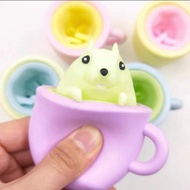 Stress squishy toys, panda toys, cat toys, mouse toys, curhat tools