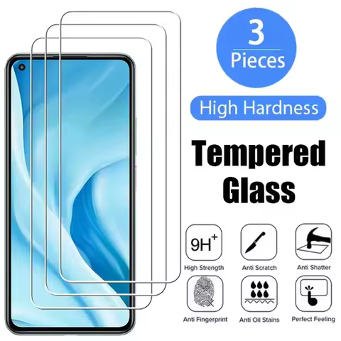 3PCS Protective Glass For Xiaomi Poco F7 M7 X7 Pro F6 M6 X6 M5S F5 X5 9H HD Screen Protector For Poc
