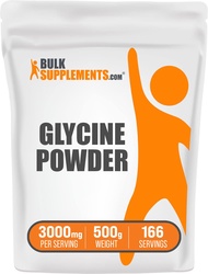 BulkSupplements.com Glycine Powder - Glycine Supplements, Glycine 3000mg - Glycine Amino Acid Supple