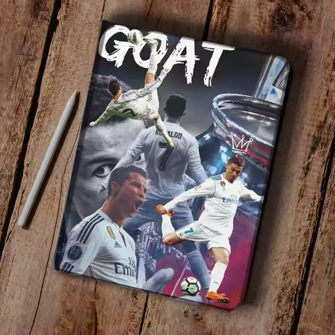 Football Superstar R-Ronaldo Case For iPad 10.2 7th 8th Air 1 2 3 Mini 2 3 5 Case Luxury Silicone Fo